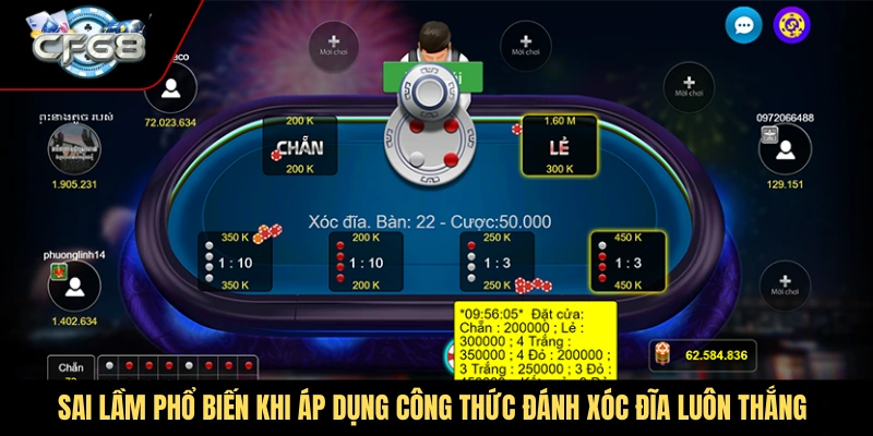Sai lầm phổ biến khi áp dụng công thức đánh xóc đĩa luôn thắng